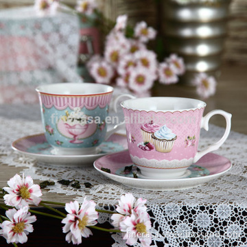 250CC Elegant Fine New Bone China Ceramic Tea Cup                
                                    Quality Assured
